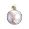 Old World Christmas 2.0 Inch Baseball Christmas Tree Ornament , Sports America Pastime